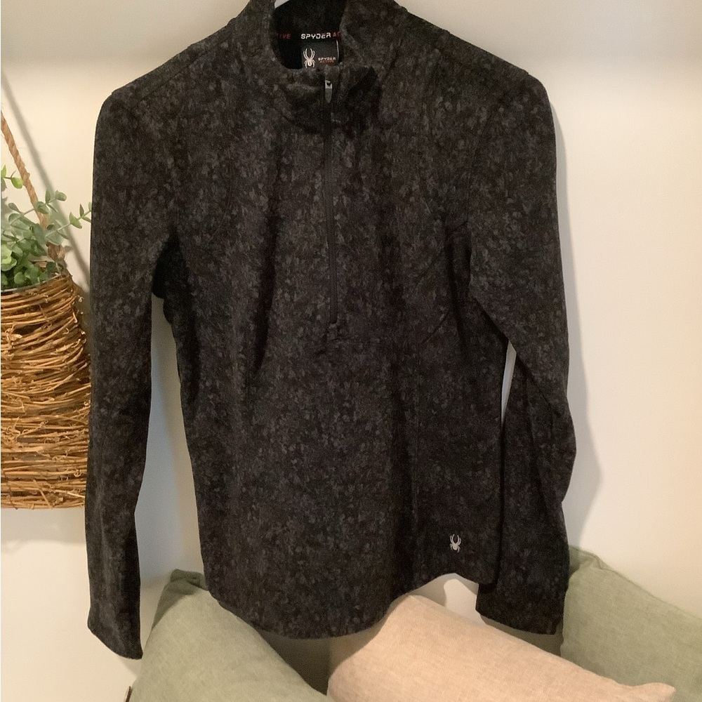 Spyder Black Quarter-Zip Pullover
